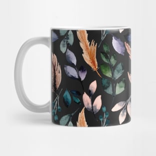 Watercolour leaf Pattern Mug